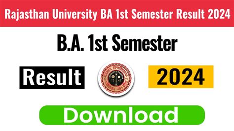 ba 1st year result 2021 rajasthan university name wise|Rajasthan University Result 2022 released for BA 1st year exams .